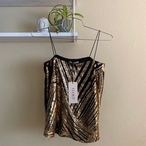 NWT Club London Sequin Top